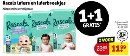 Kruidvat Racals luiers en luierbroekjes aanbieding