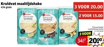Kruidvat Kruidvat maaltijdshake aanbieding
