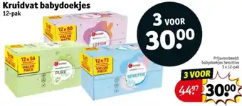 Kruidvat Kruidvat babydoekjes aanbieding