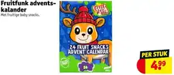 Kruidvat Fruitfunk adventskalender aanbieding