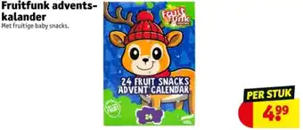 Kruidvat Fruitfunk adventskalender aanbieding