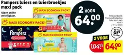 Kruidvat Pampers luiers en luierbroekjes maxi pack aanbieding
