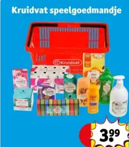 Kruidvat Kruidvat speelgoedmandje aanbieding