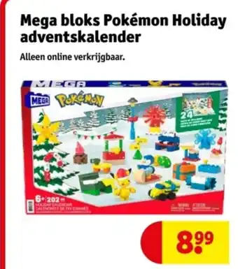 Kruidvat Mega bloks Pokémon Holiday adventskalender aanbieding