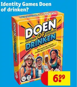 Kruidvat Identity Games Doen of drinken aanbieding