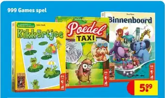 Kruidvat 999 Games spel aanbieding