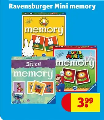 Kruidvat Ravensburger Mini memory aanbieding