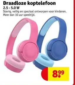 Kruidvat Draadloze koptelefoon 2.5 - 5.0 W aanbieding