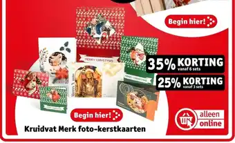 Kruidvat Kruidvat Merk foto-kerstkaarten aanbieding