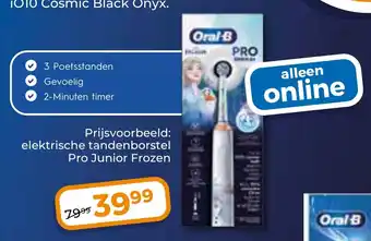 Trekpleister Elektrische Tandenborstel Pro Junior Frozen aanbieding