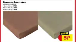 Kruidvat Geweven hoeslaken aanbieding