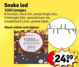 Kruidvat Snake led 1000 lampjes aanbieding