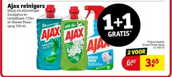 Kruidvat Ajax reinigers aanbieding