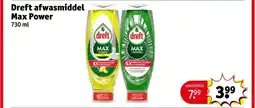 Kruidvat Dreft afwasmiddel Max Power aanbieding