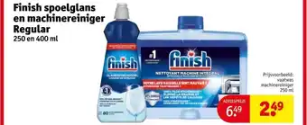 Kruidvat Finish spoelglans en machinereiniger Regular aanbieding