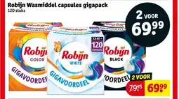 Kruidvat Robijn Wasmiddel capsules gigapack aanbieding
