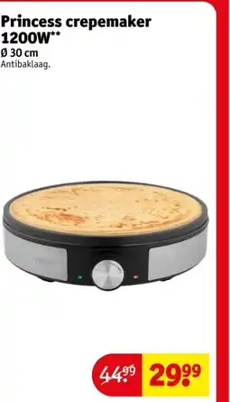 Kruidvat Princess crepemaker aanbieding