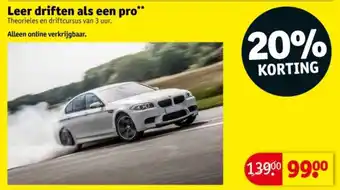 Kruidvat Leer driften als een pro aanbieding