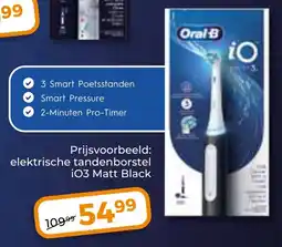 Trekpleister Elektrische tTandenborstel i03 Matt Black aanbieding