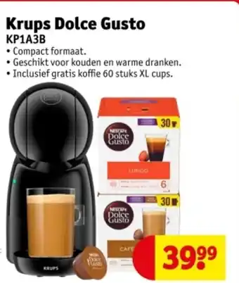 Kruidvat Krups Dolce Gusto KP1A3B aanbieding