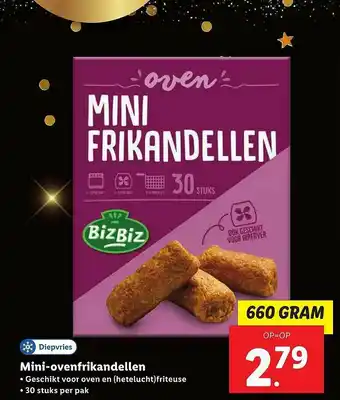 Lidl Mini-ovenfrikandellen aanbieding