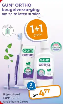 Trekpleister Gum ortho beugelverzorging om ze te laten stralen aanbieding