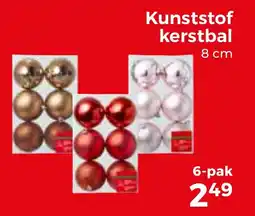 Trekpleister Kunststof kerstbal aanbieding