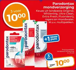 Trekpleister Parodontax mondverzorging aanbieding