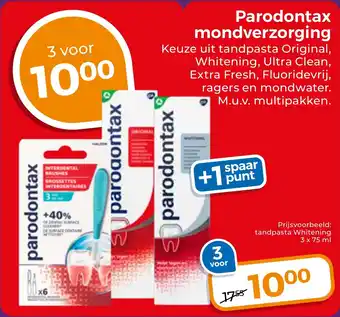 Trekpleister Parodontax mondverzorging aanbieding