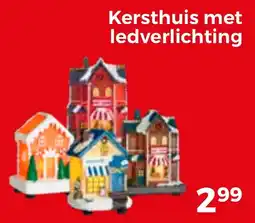 Trekpleister Kersthuis met Ledverlichting aanbieding