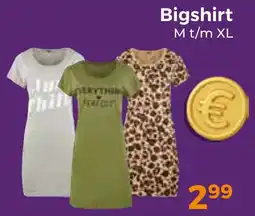 Trekpleister Bigshirt aanbieding