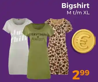 Trekpleister Bigshirt aanbieding
