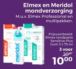 Trekpleister Elmex en Meridol mondverzorging aanbieding