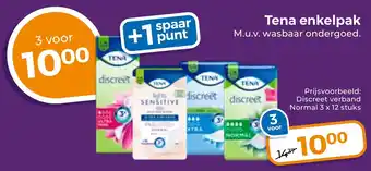 Trekpleister Tena enkelpak aanbieding