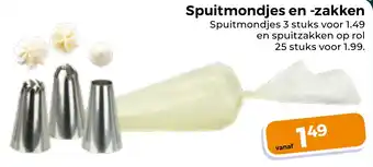 Trekpleister Spuitmondjes en Zakken aanbieding