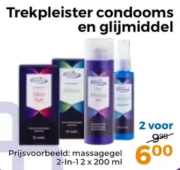 Trekpleister Trekpleister condooms en glijmiddel aanbieding