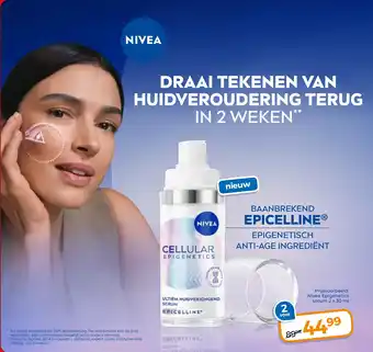 Trekpleister Nivea Epigenetics serum aanbieding