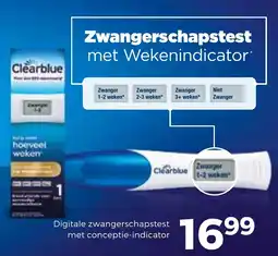 Trekpleister Clearblue Zwangerschapstest met Wekenindicator aanbieding