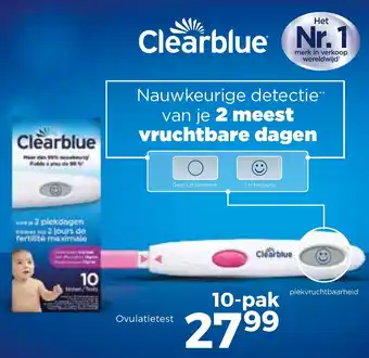 Trekpleister Clearblue aanbieding
