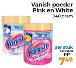 Trekpleister Vanish poeder Pink en White aanbieding
