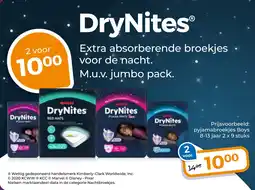 Trekpleister DryNites aanbieding