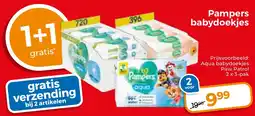 Trekpleister Pampers babydoekjes aanbieding