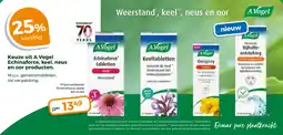 Trekpleister Keuze uit A.Vogel Echinaforce, keel, neus en oor producten. aanbieding