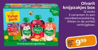 Trekpleister Olvarit knijpzakjes box aanbieding