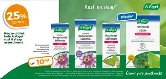 Trekpleister Keuze uit het hele A.Vogel rust & slaap assortiment. aanbieding
