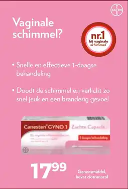 Trekpleister Canesten GYNO 1 Vaginale schimmel? aanbieding