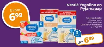 Trekpleister Nestlé Yogolino en Pyjamapap aanbieding