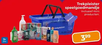 Trekpleister Trekpleister speelgoedmandje aanbieding