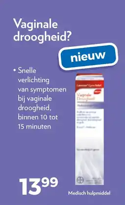 Trekpleister Canesten GYNO Vaginale droogheid? aanbieding
