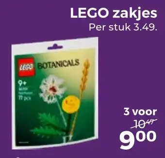 Trekpleister LEGO zakjes aanbieding
